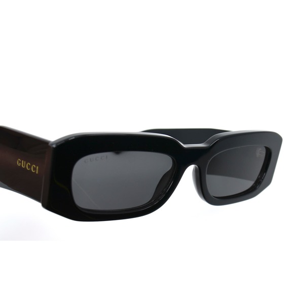 Gucci GG1426S 001 Black Grey Men's Sunglasses - Picture 9 of 10